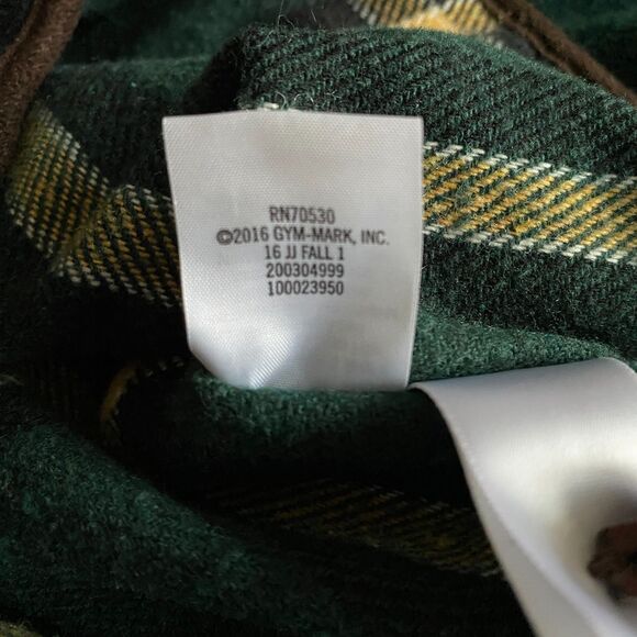 Janie & Jack Green Plaid Cape Girls' 5-6 - Picture 11 of 11